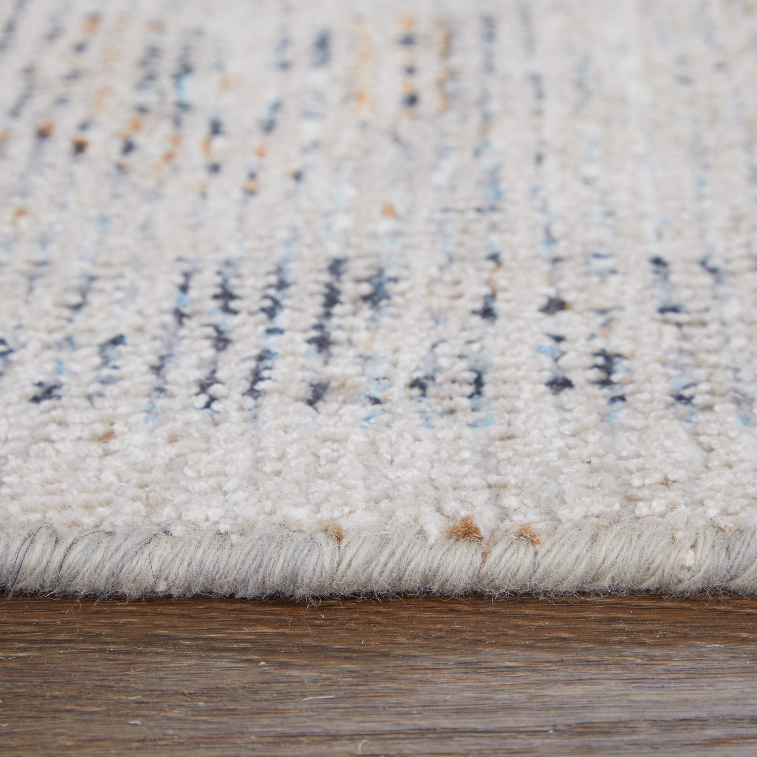 Caldwell Transitional Medallion - Ivory/Blue/Orange Area Rug