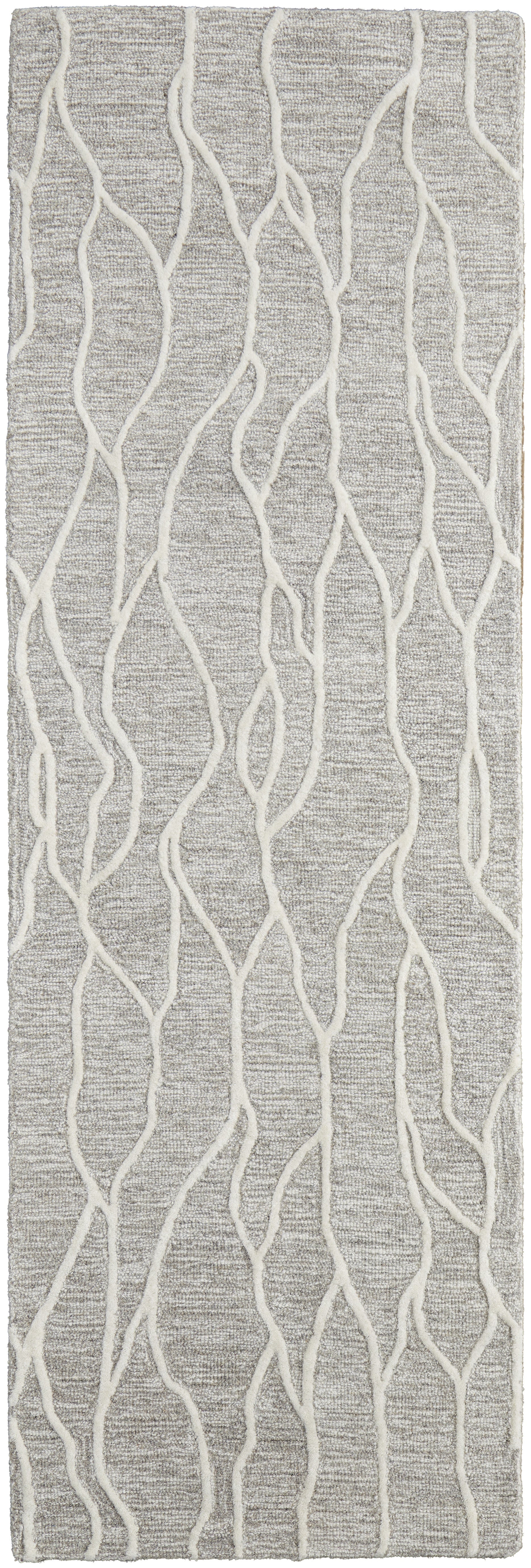 Enzo Transitional Abstract - Taupe/Ivory Area Rug