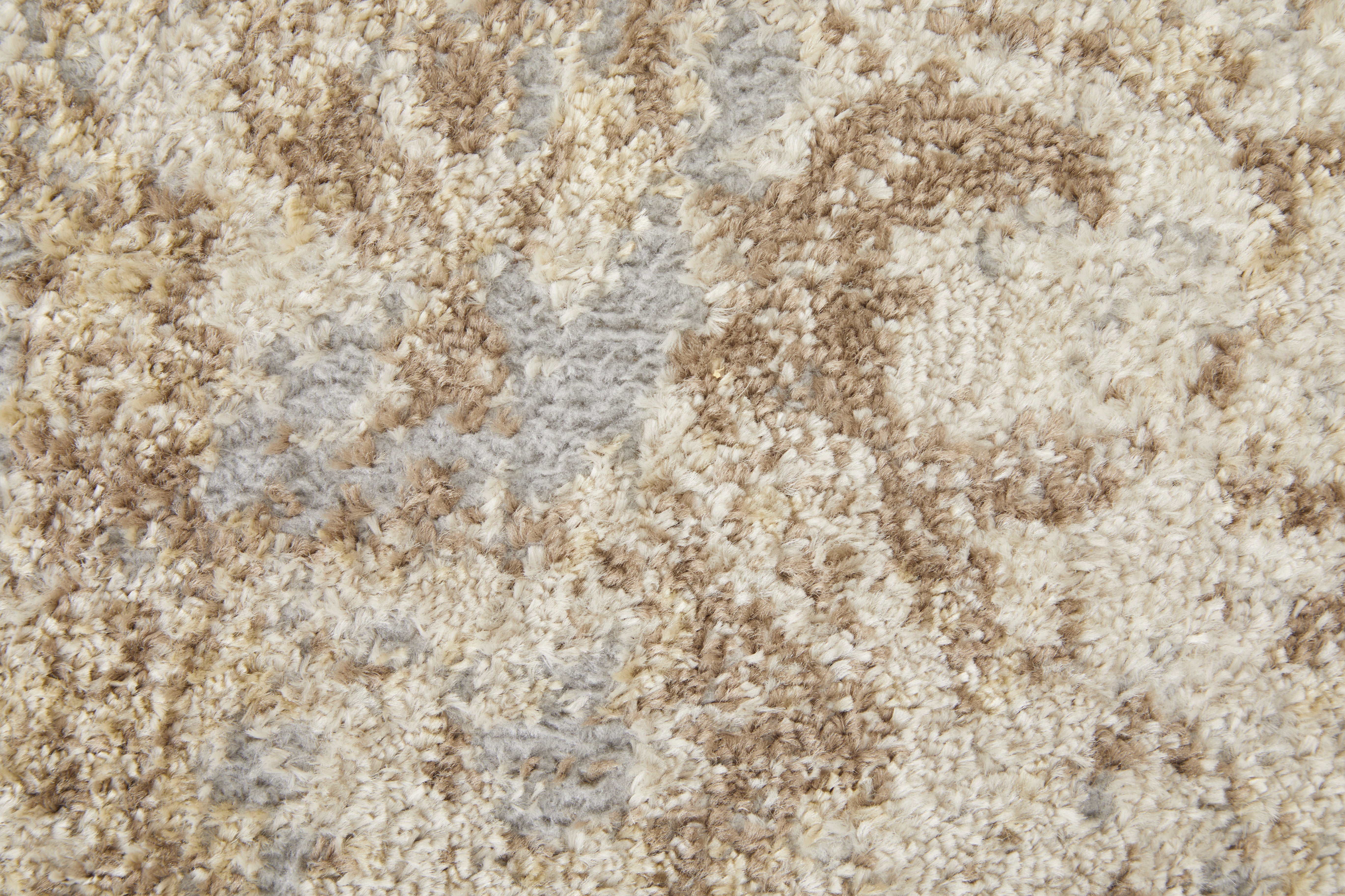 Camellia Transitional Abstract - Tan/Ivory
