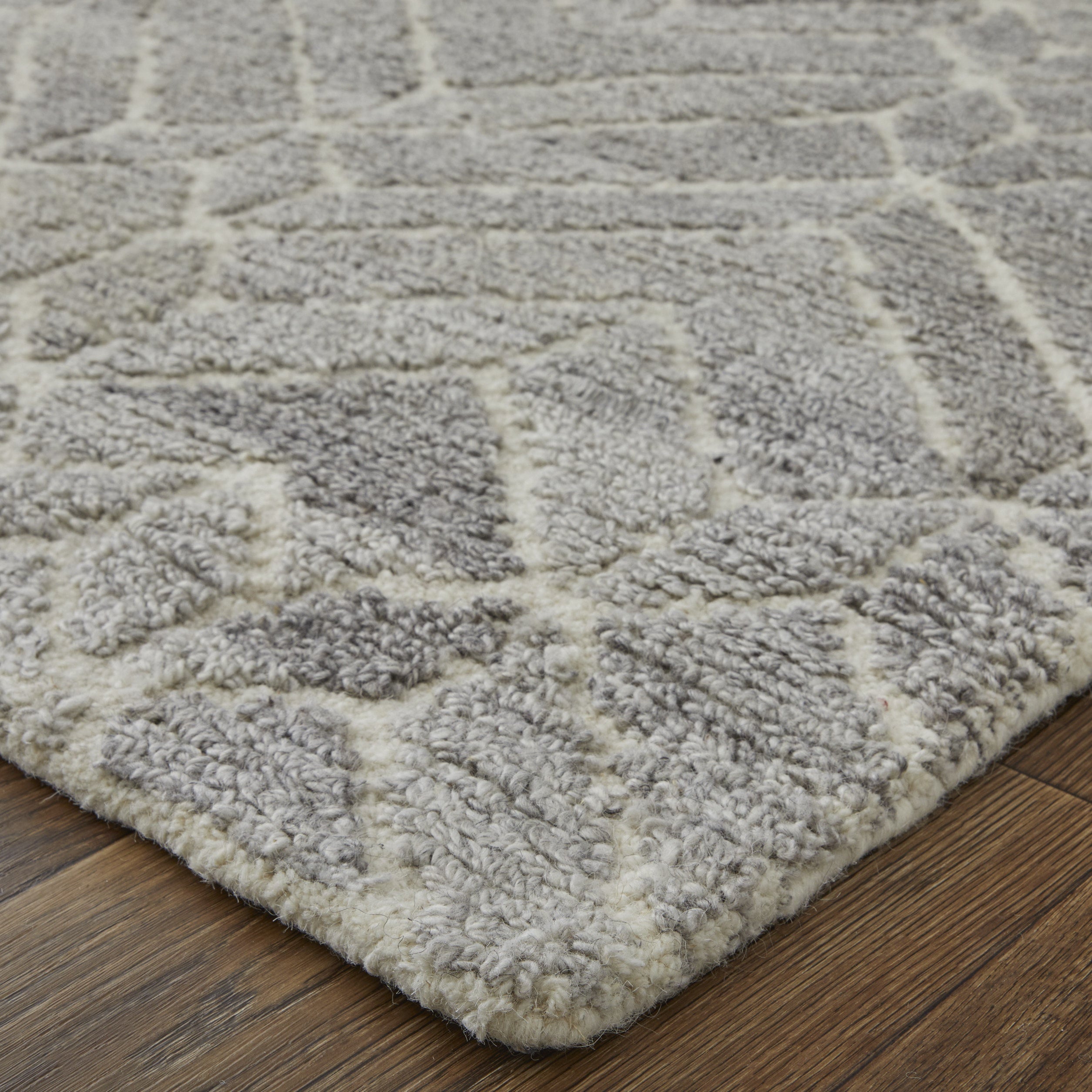 Asher Transitional Geometric - Taupe/Gray/Ivory