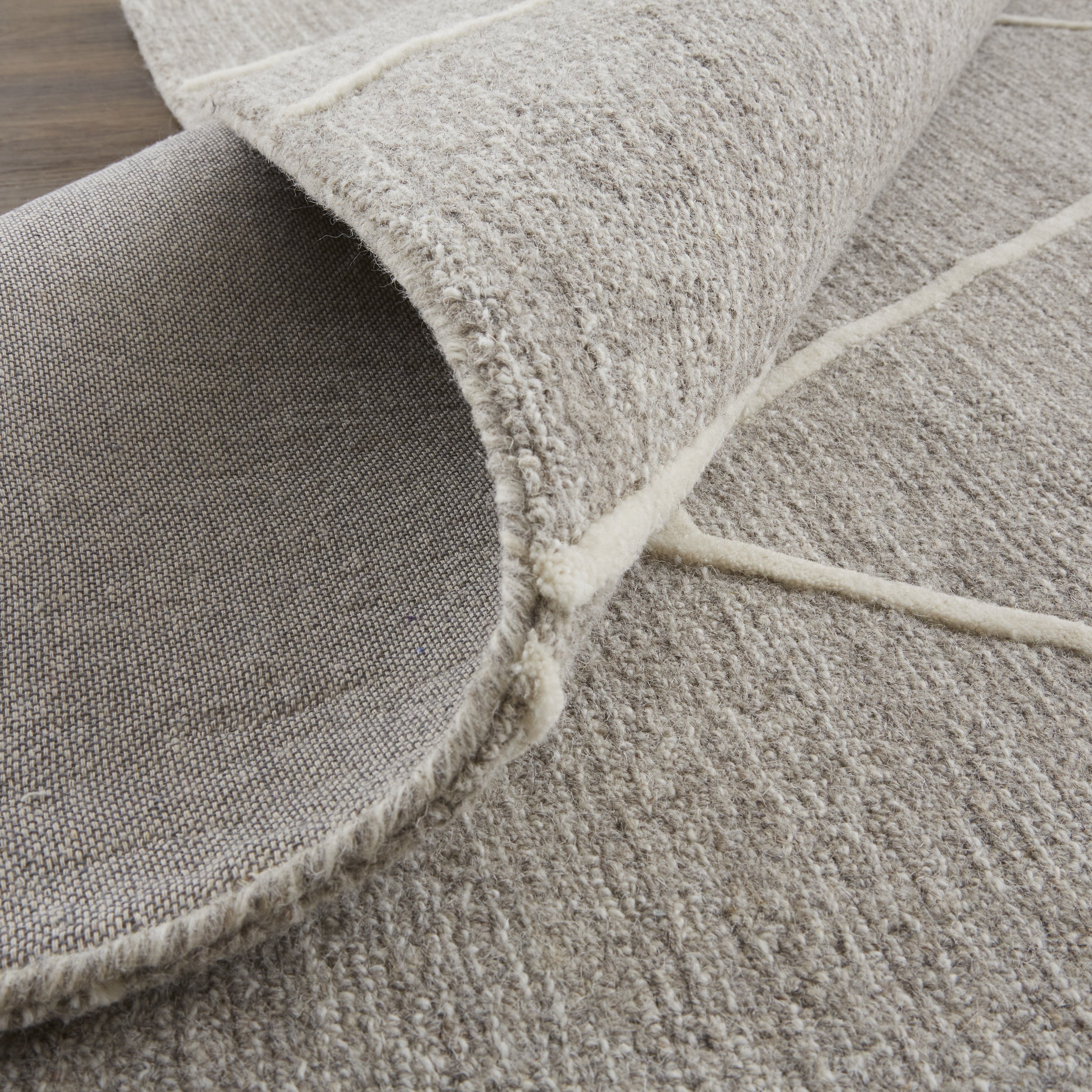 Euclid Transitional Abstract - Taupe/Ivory/Gray Area Rug