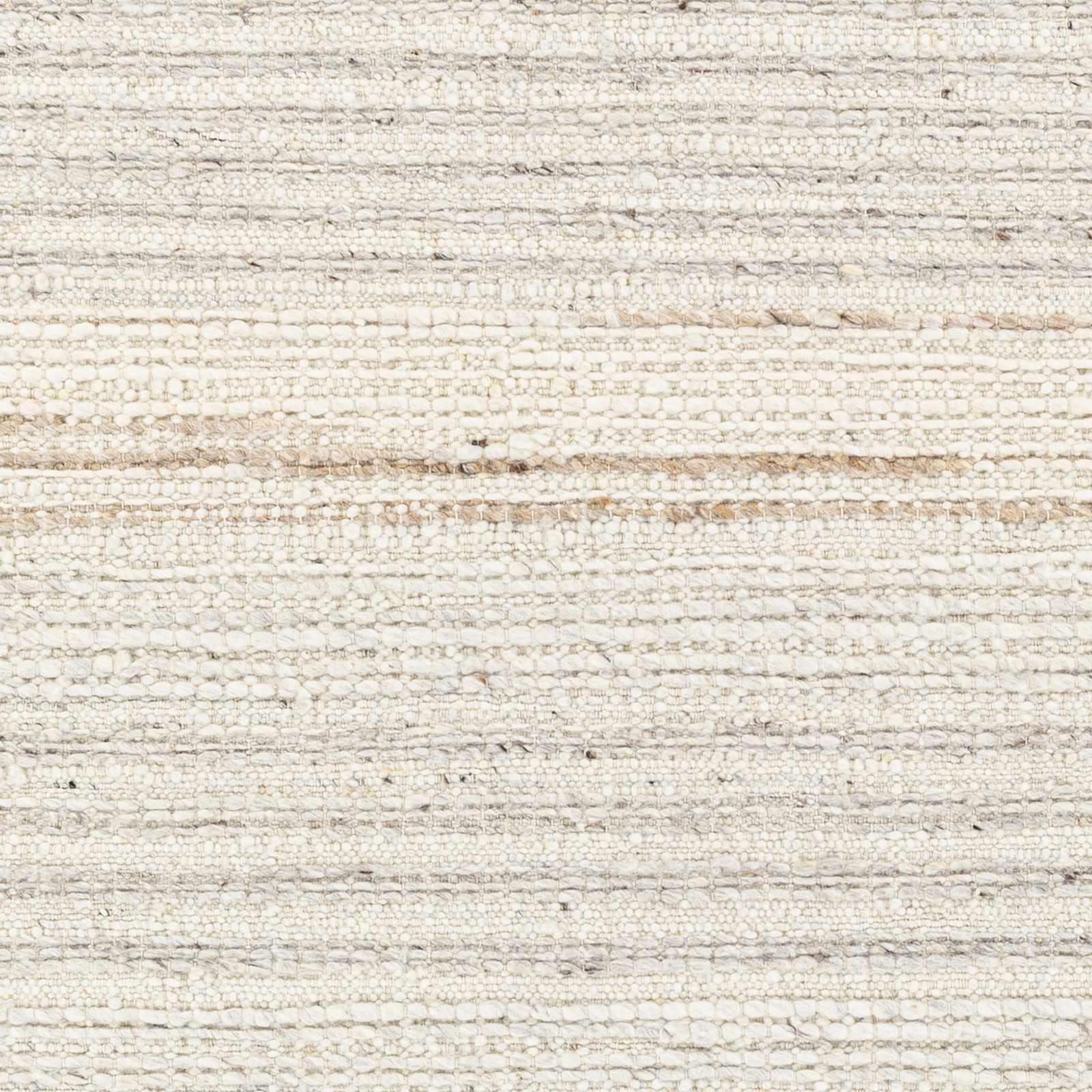 Nifty Cream Hand Woven Wool Area Rug