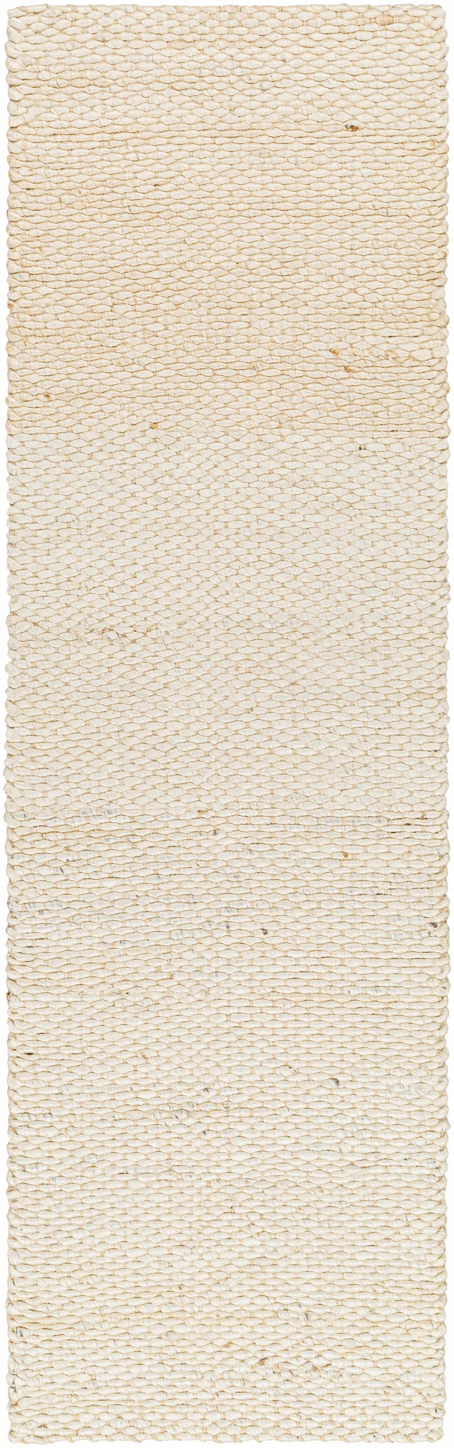 Bleached Butter Hand Woven Jute Area Rug