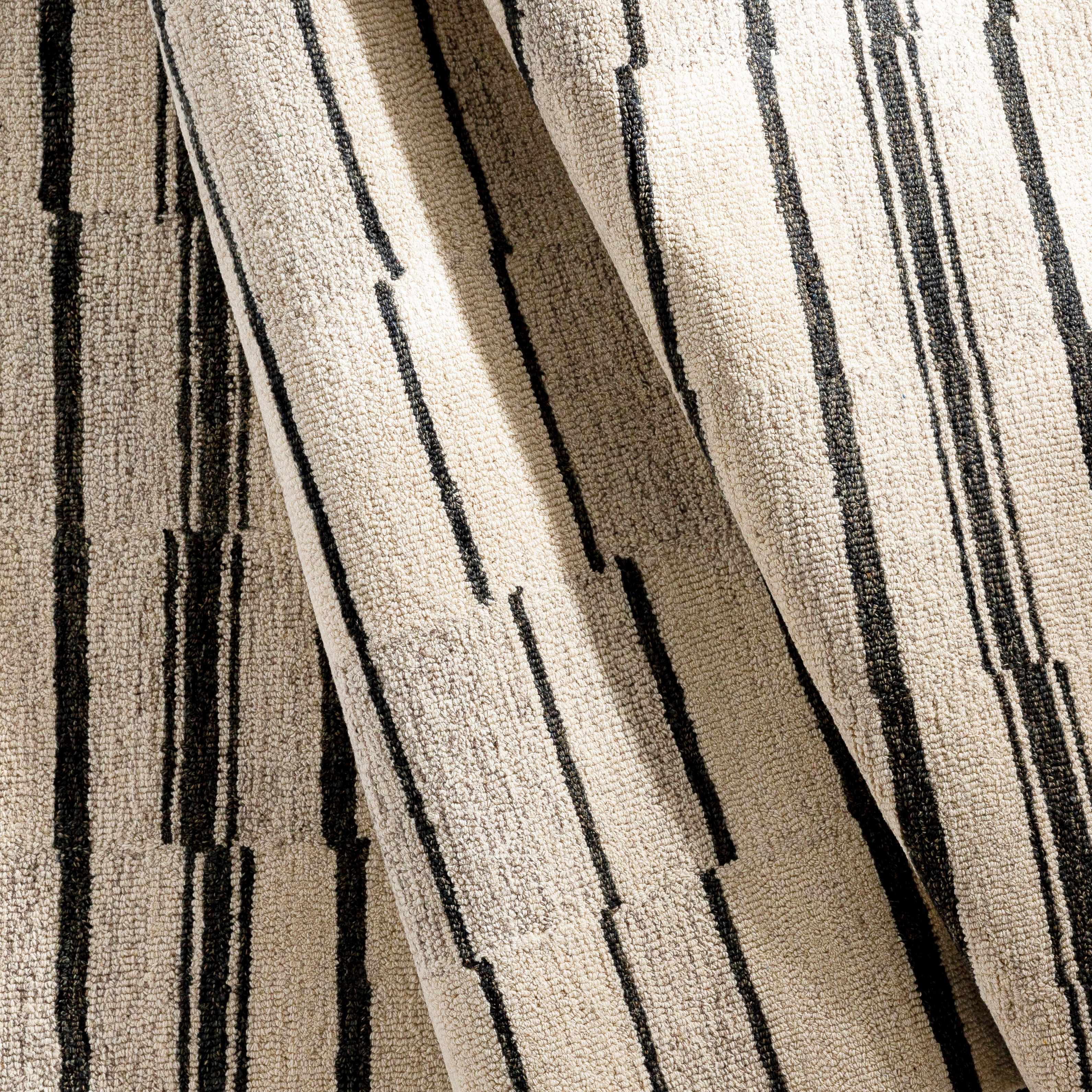 Contemporary Taupe Hand Tufted Wool Area Rug