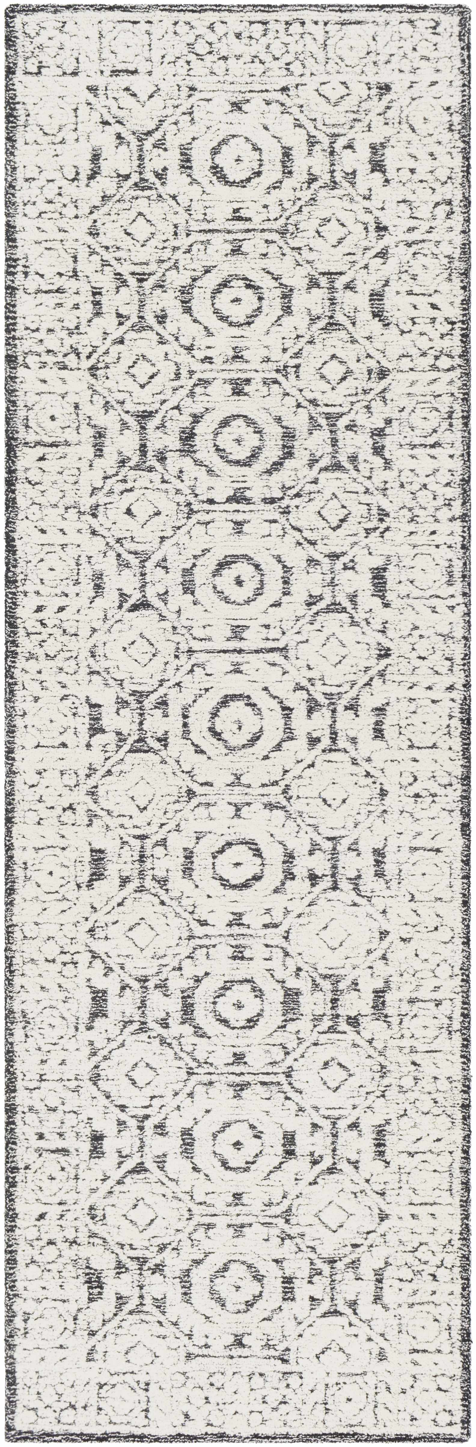 Comfortable Ivory Hand Tufted Wool Area Rug
