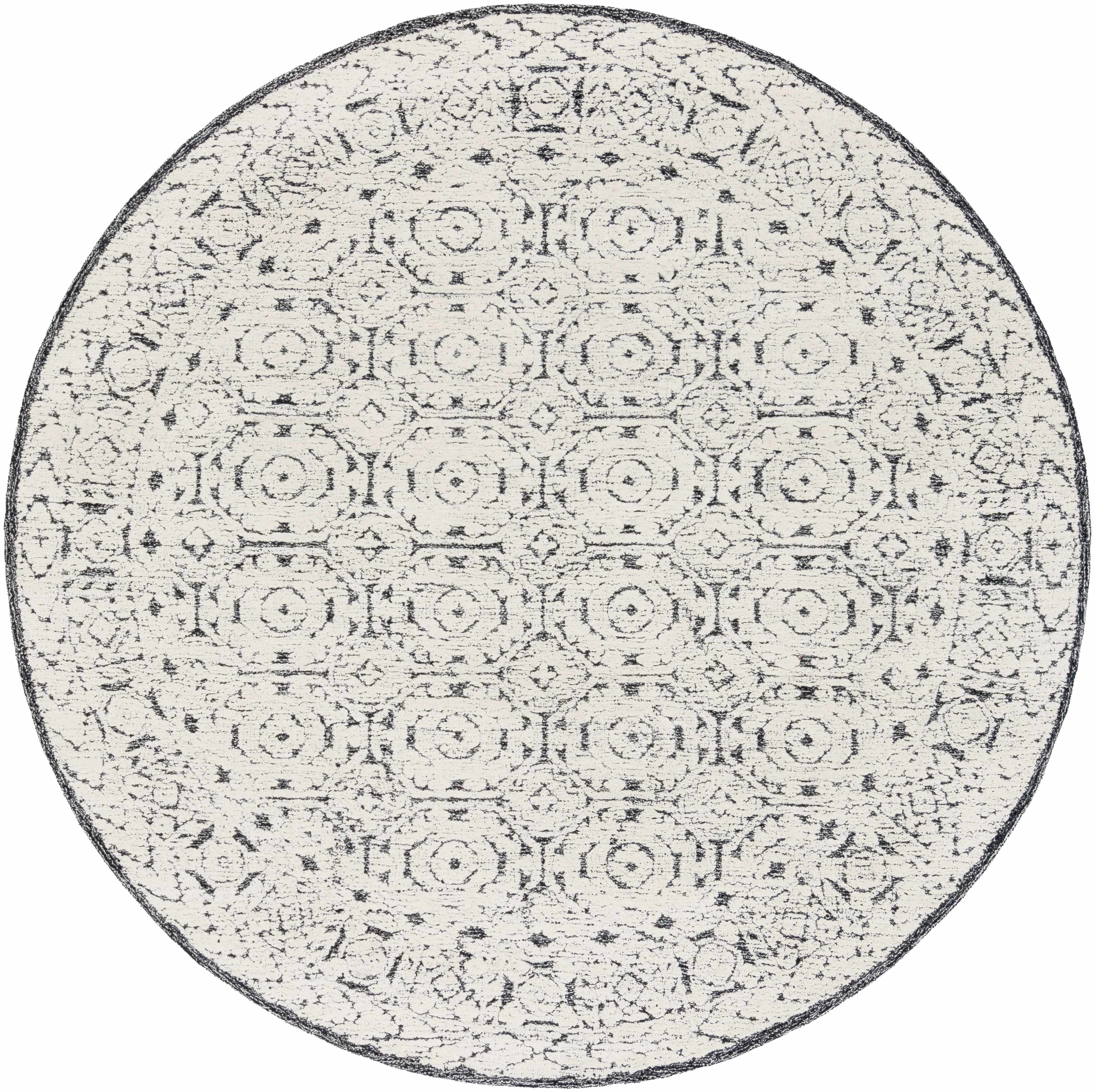 Comfortable Ivory Hand Tufted Wool Area Rug
