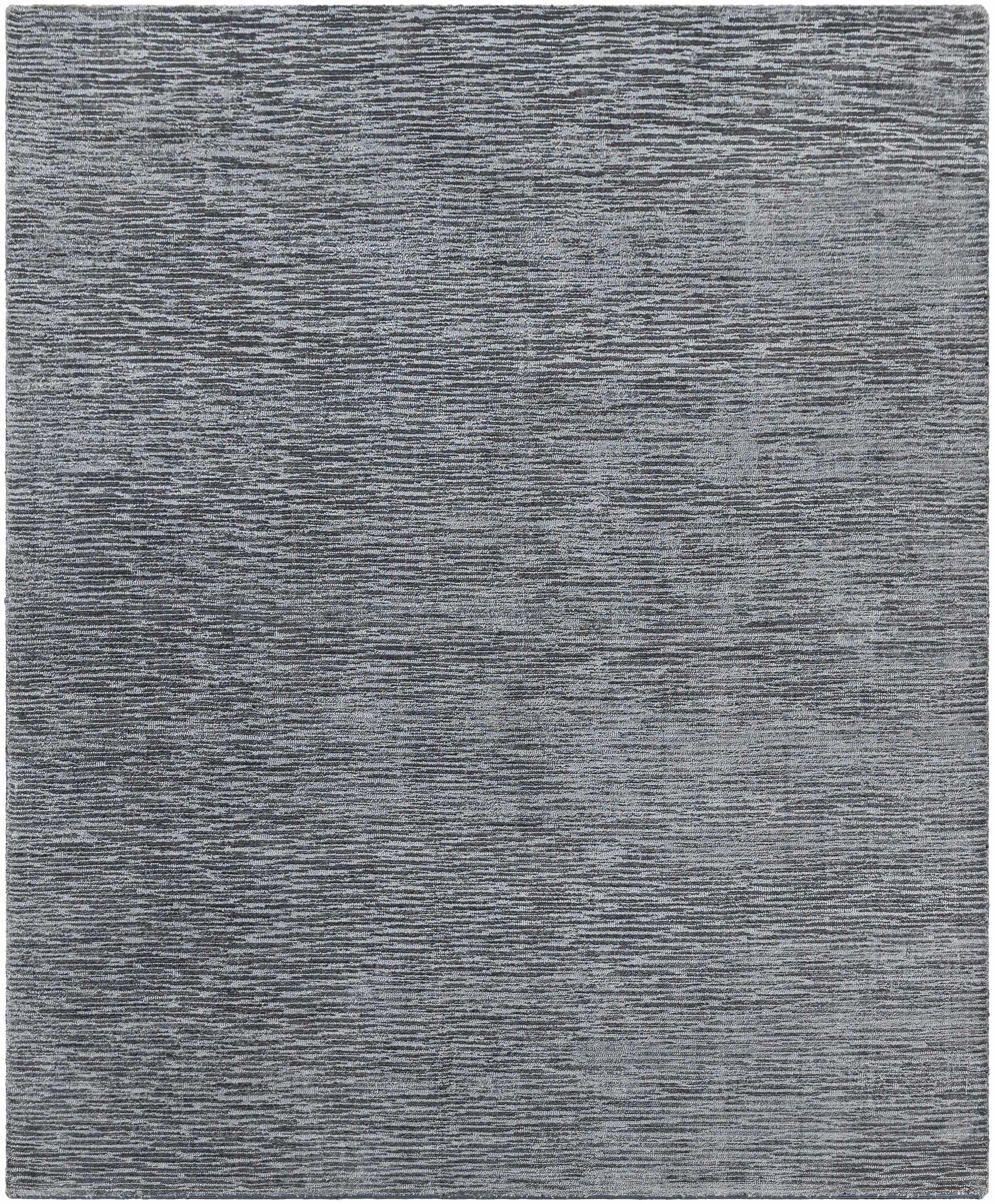 Cozy Chic Gray Viscose Hand Loomed Area Rug