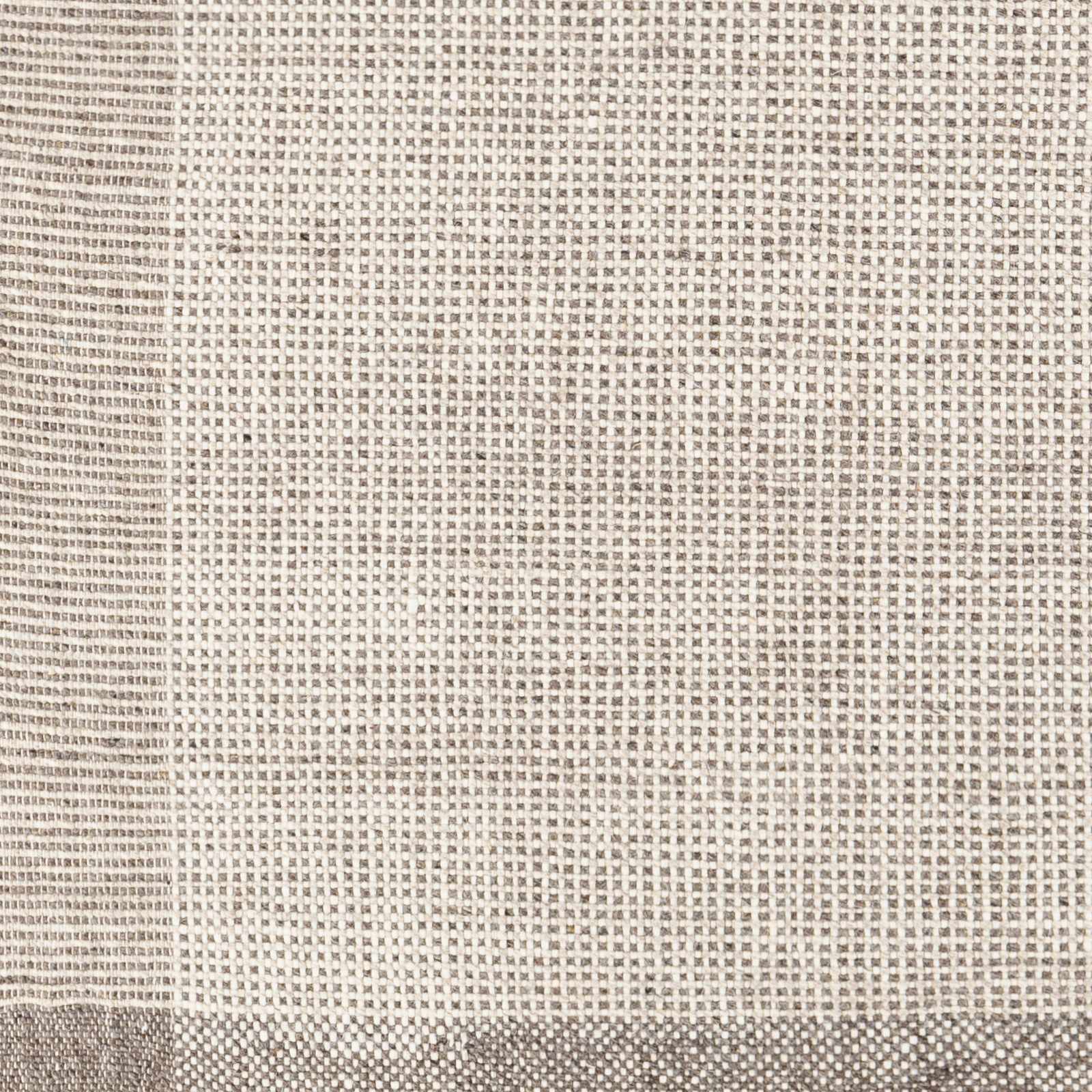 Modern Plaid Elegant Brown Wool Hand Woven Area Rug