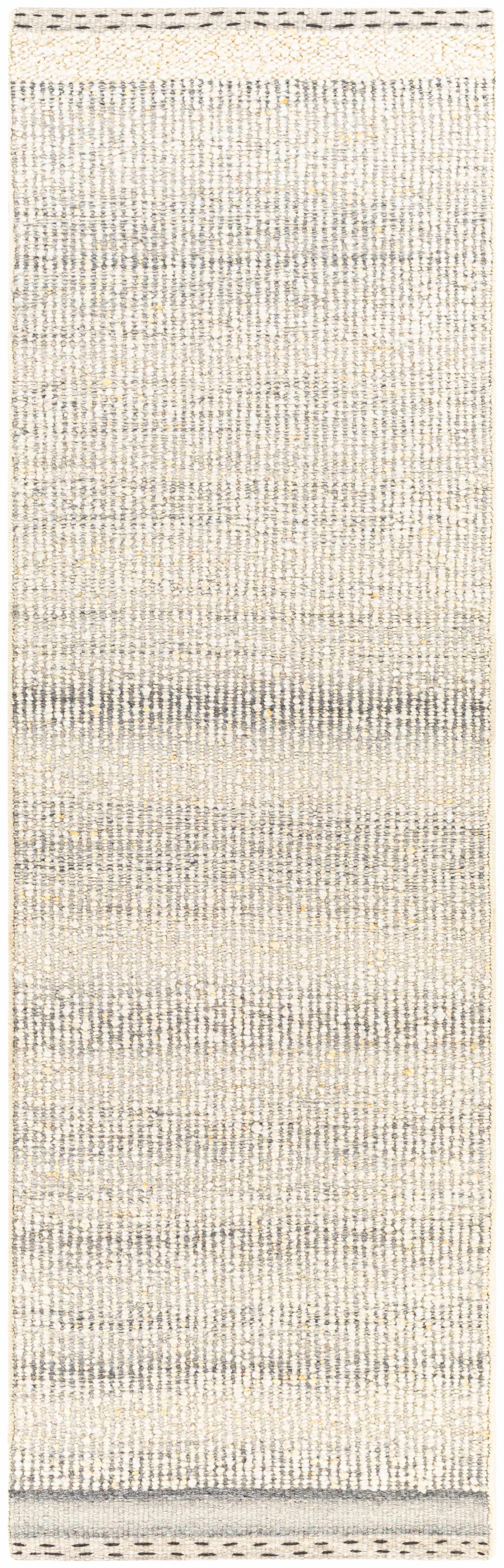 Exotic Chic Cream Hand Woven Wool Area Rug
