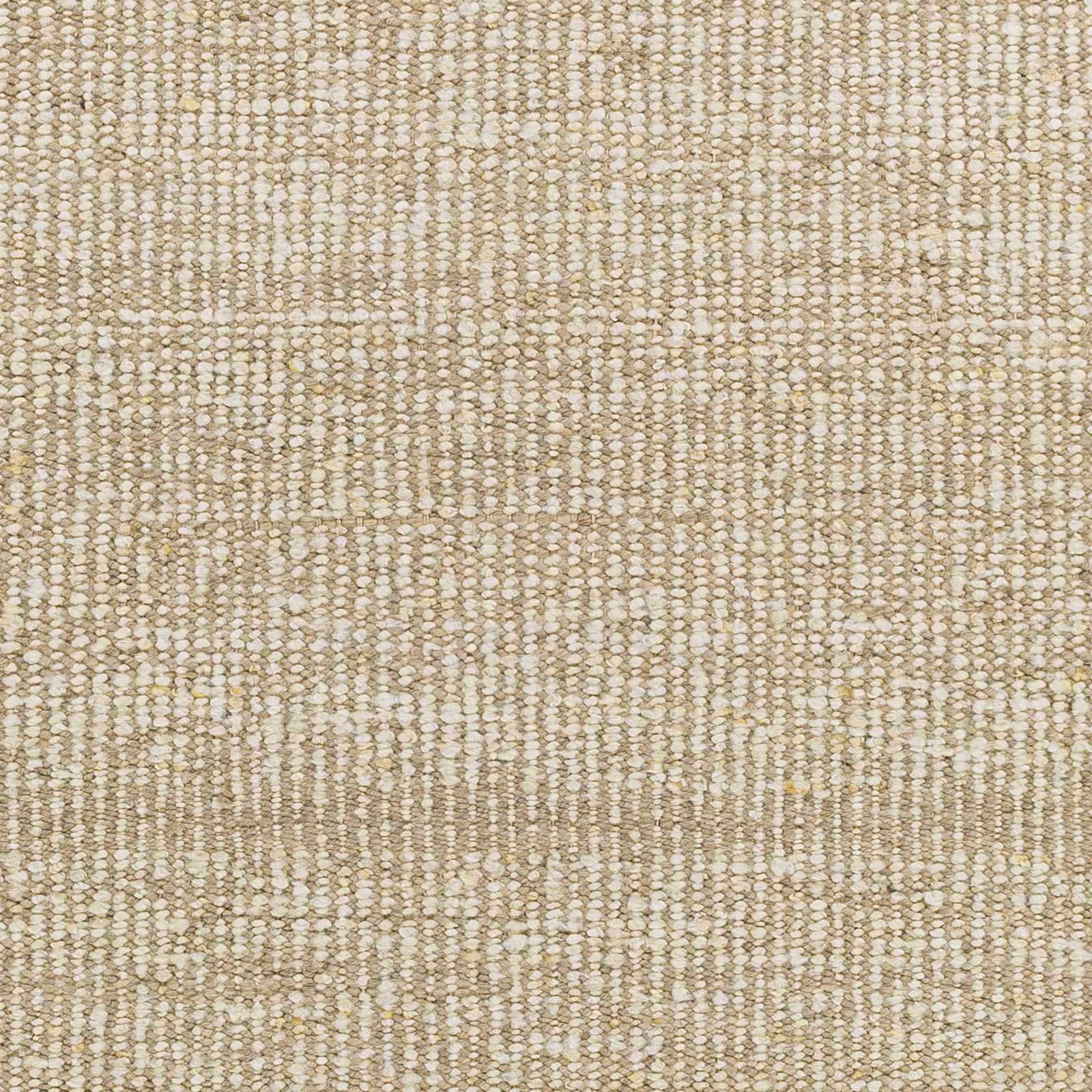 Understated Versatile Beige Wool Hand Woven Area Rug