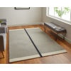 Maguire Transitional Abstract - Taupe/Black Area Rug