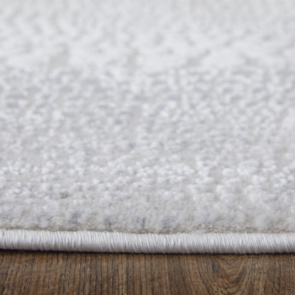 Prasad Modern Distressed - Ivory/Silver/Gray Area Rug