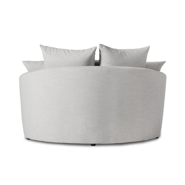 Kya Media Lounger - Modern Cambric Silver