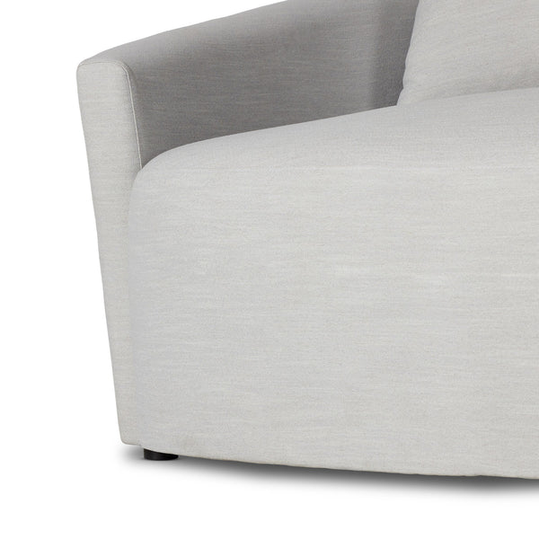 Kya Media Lounger - Modern Cambric Silver