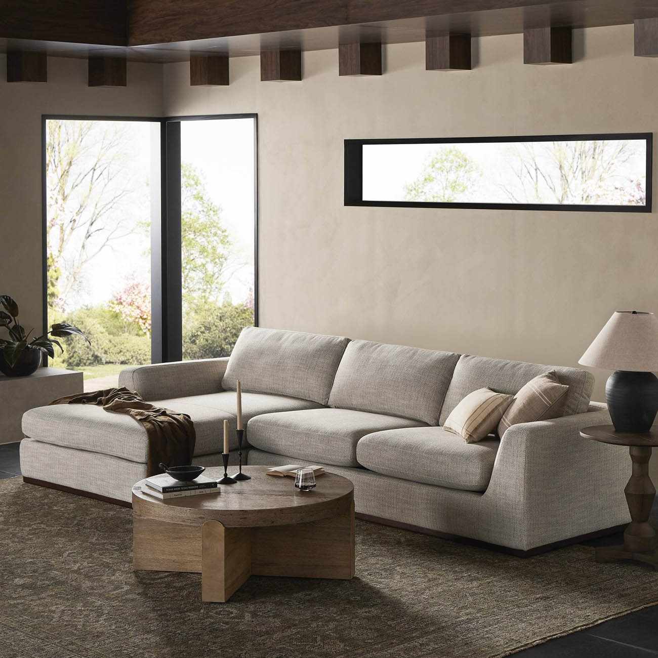 Four Hands Colt 2-Piece Sectional - Canton Dove