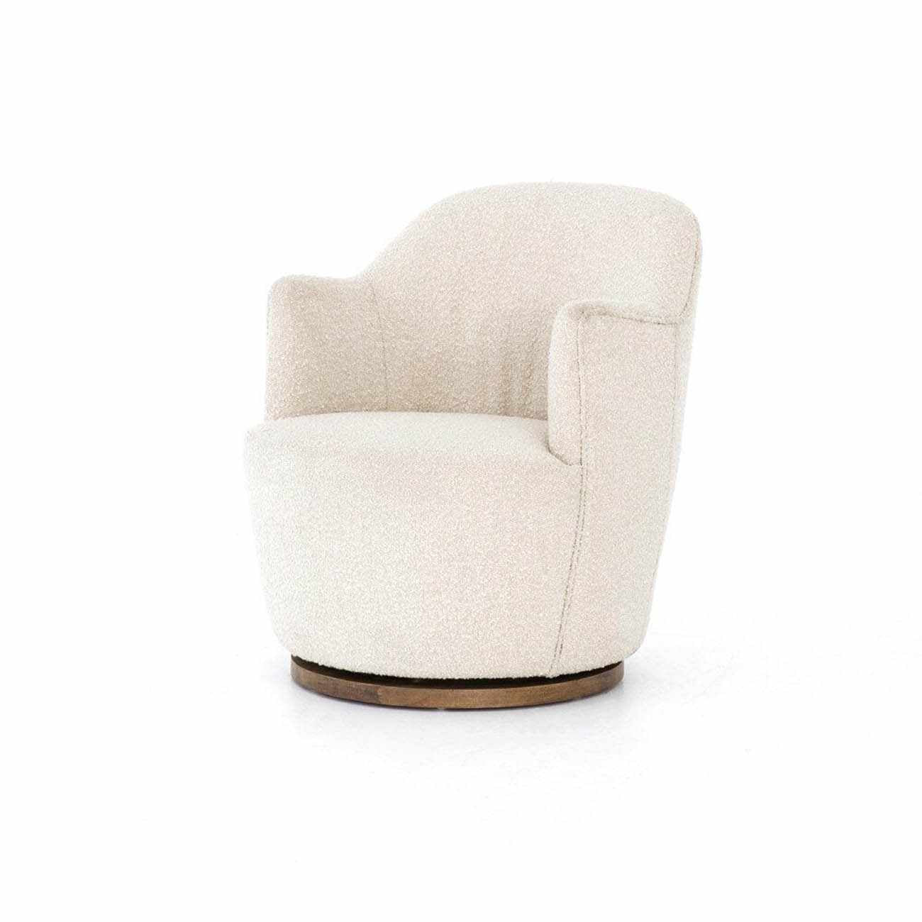 Four Hands Aurora Swivel Chair - Knoll Natural