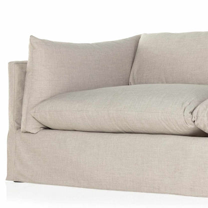 Four Hands Habitat Neutral Slipcover Sofa