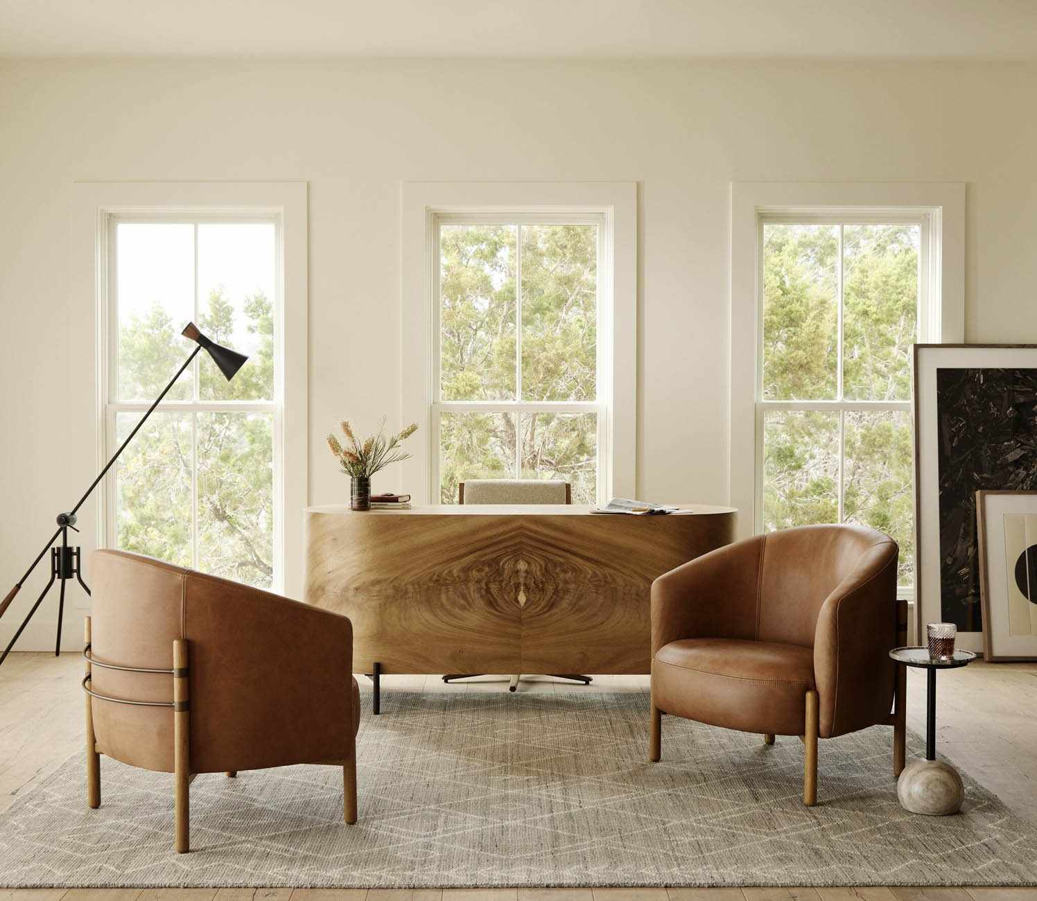 Four Hands Enfield Chair - Palermo Cognac