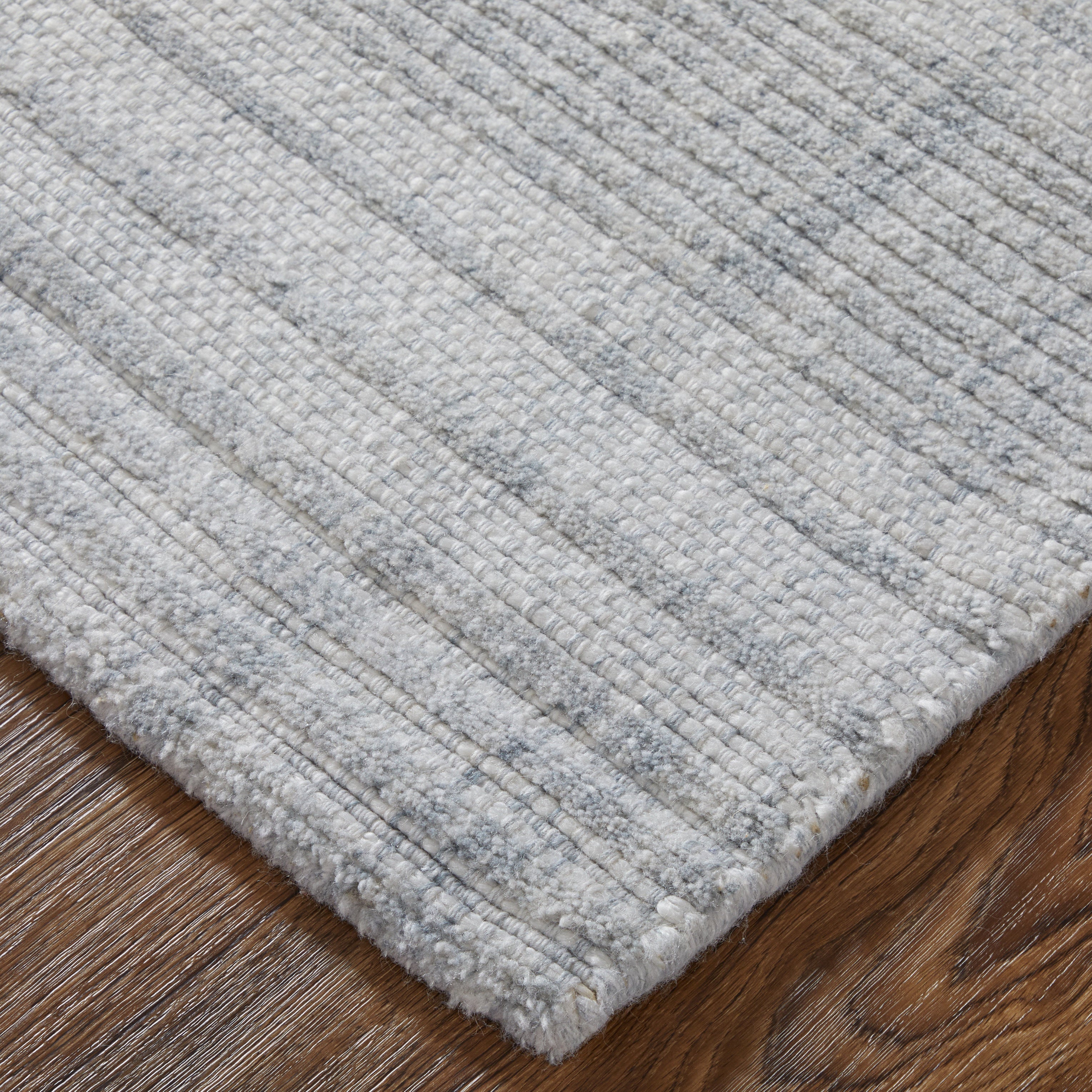 Highview Modern Stripes - Ivory/Blue Area Rug