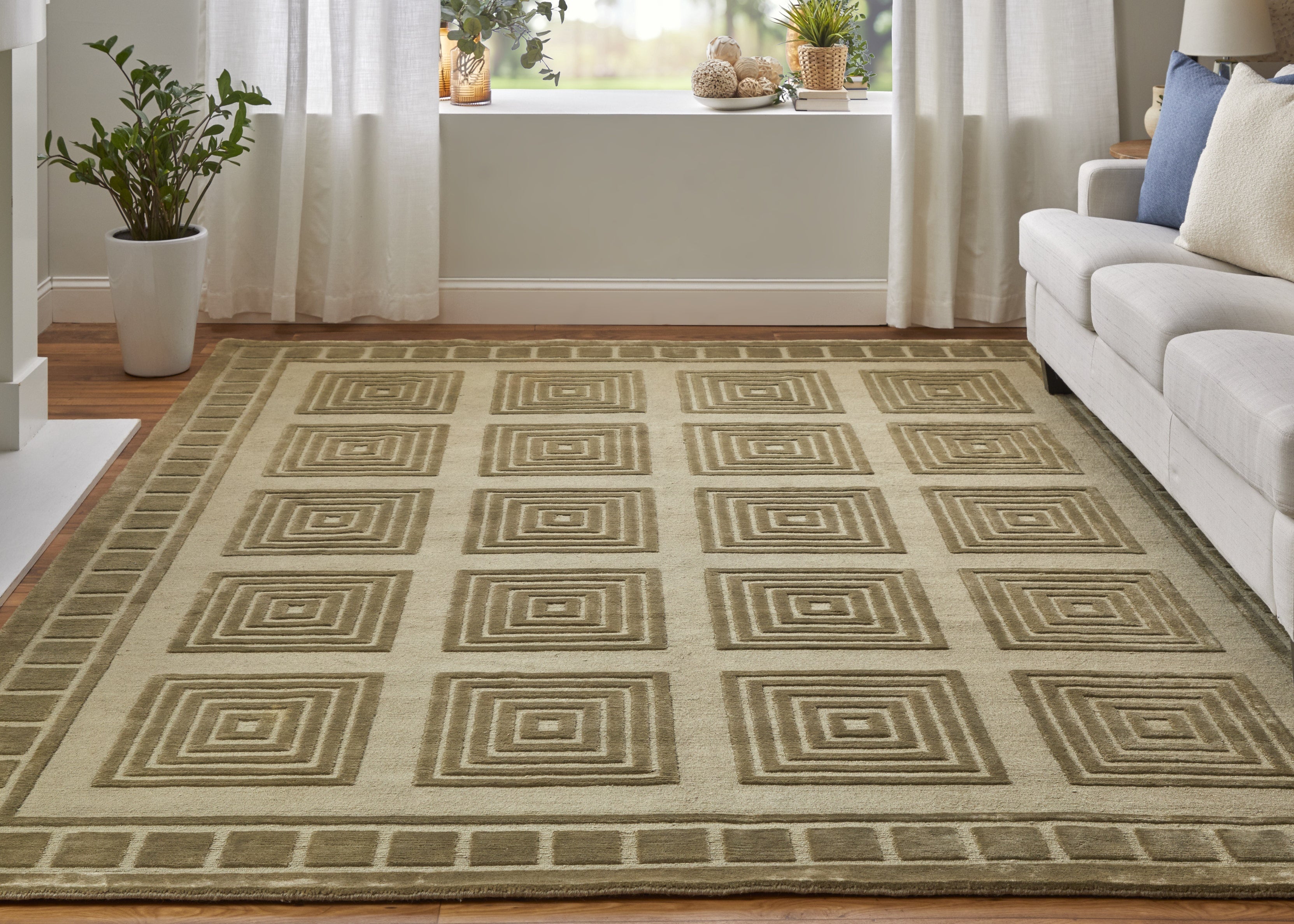 Channels Modern Geometric - Green
