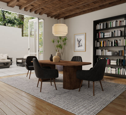Herrick Modern Solid - Ivory/Gray Area Rug