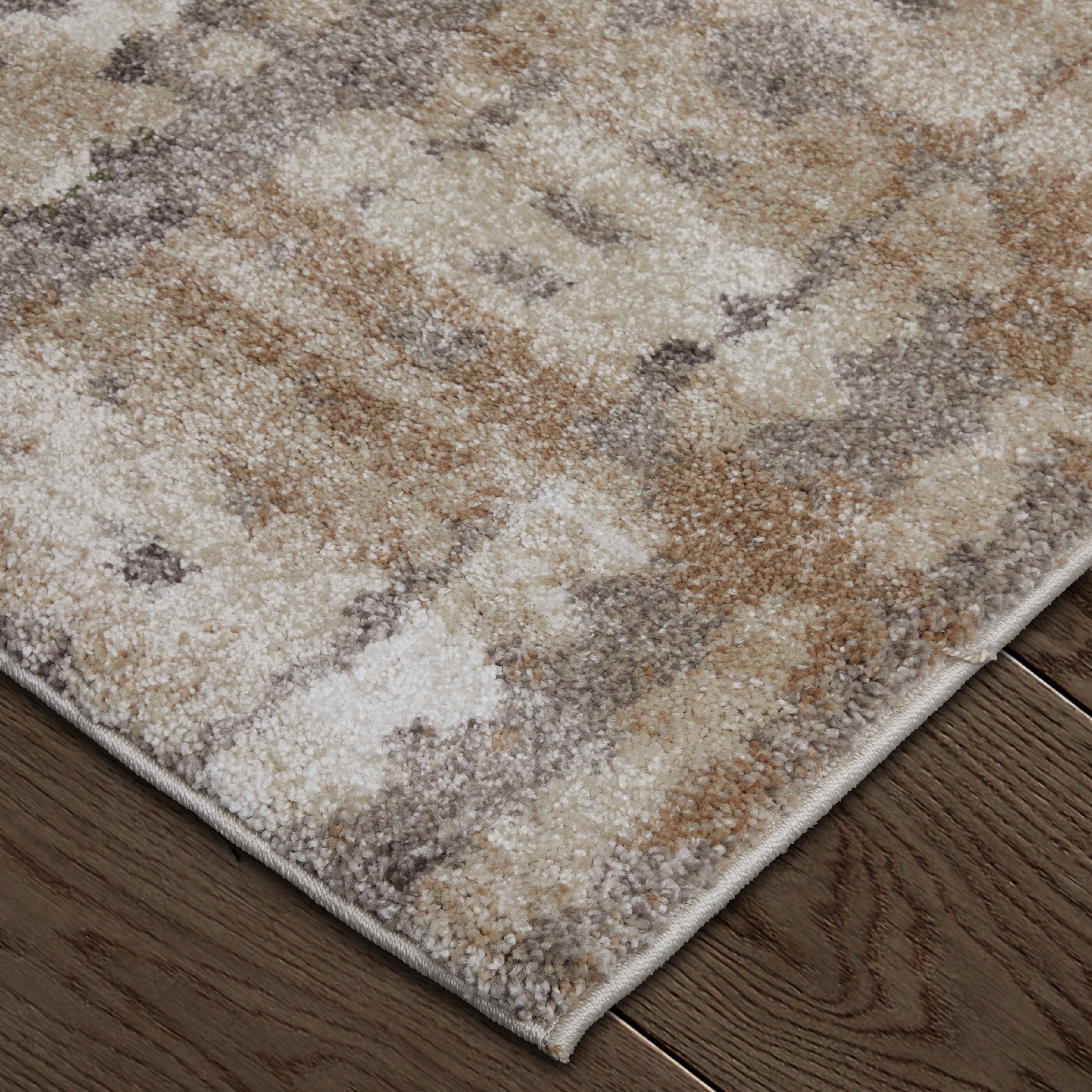 Skyview Modern Abstract - Brown/Tan/Ivory Area Rug