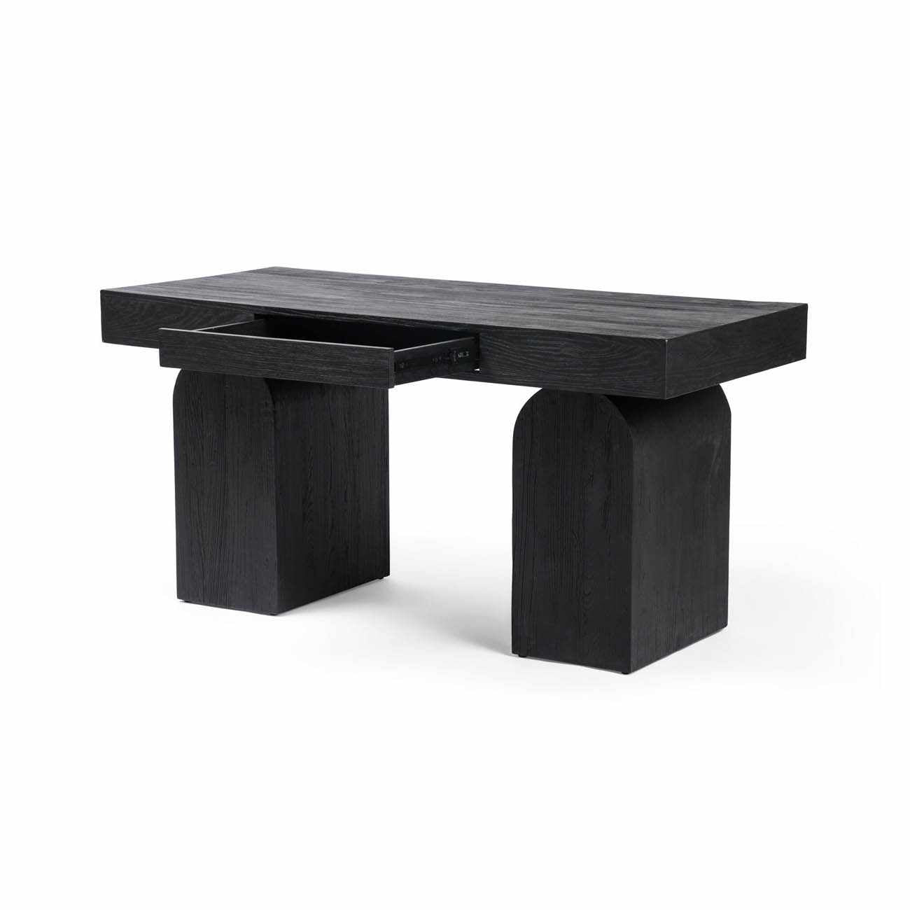 Four Hands Keane Desk - Reclaimed Black Elm
