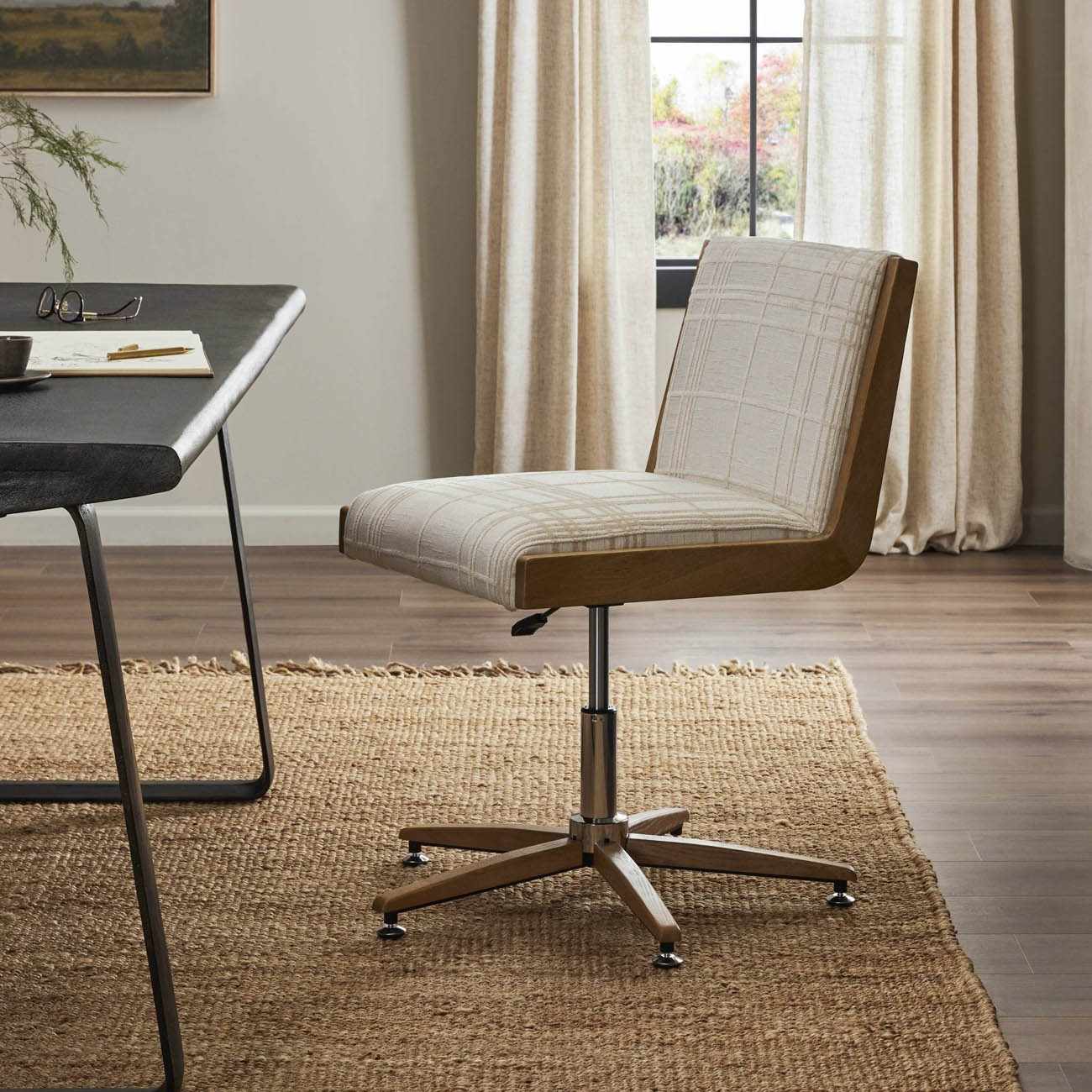 Four Hands Carla Desk Chair - Sheffield Ivory