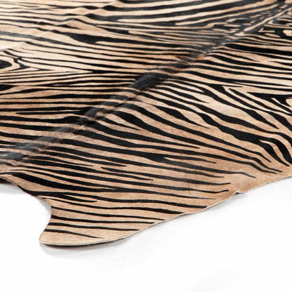 Zebra Print Hide - Natural Finish