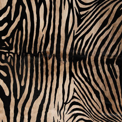 Zebra Print Hide - Natural Finish