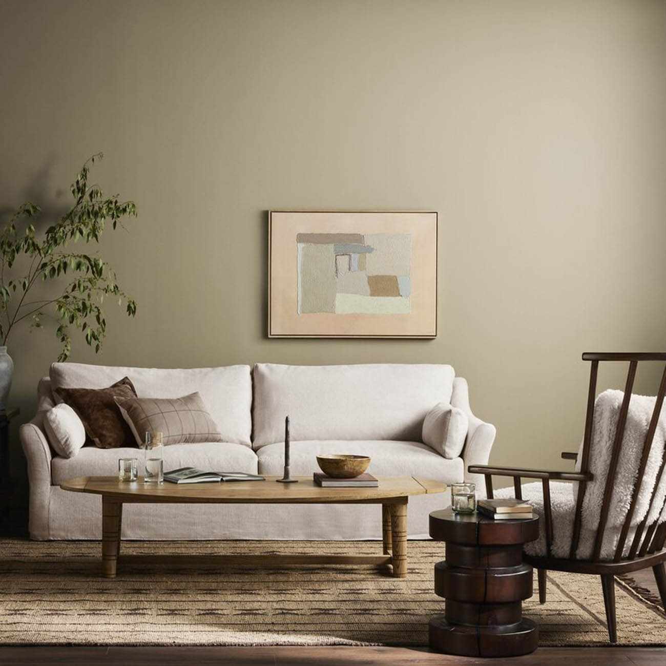 Four Hands Delray Slipcover Sofa-97"