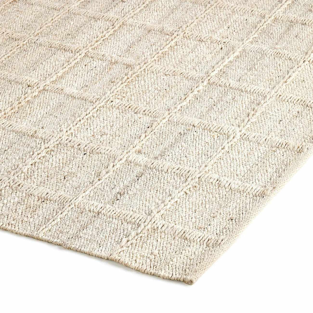 The Grid Jute - Bleached