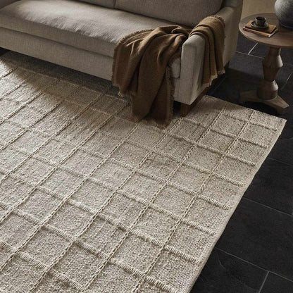The Grid Jute - Bleached