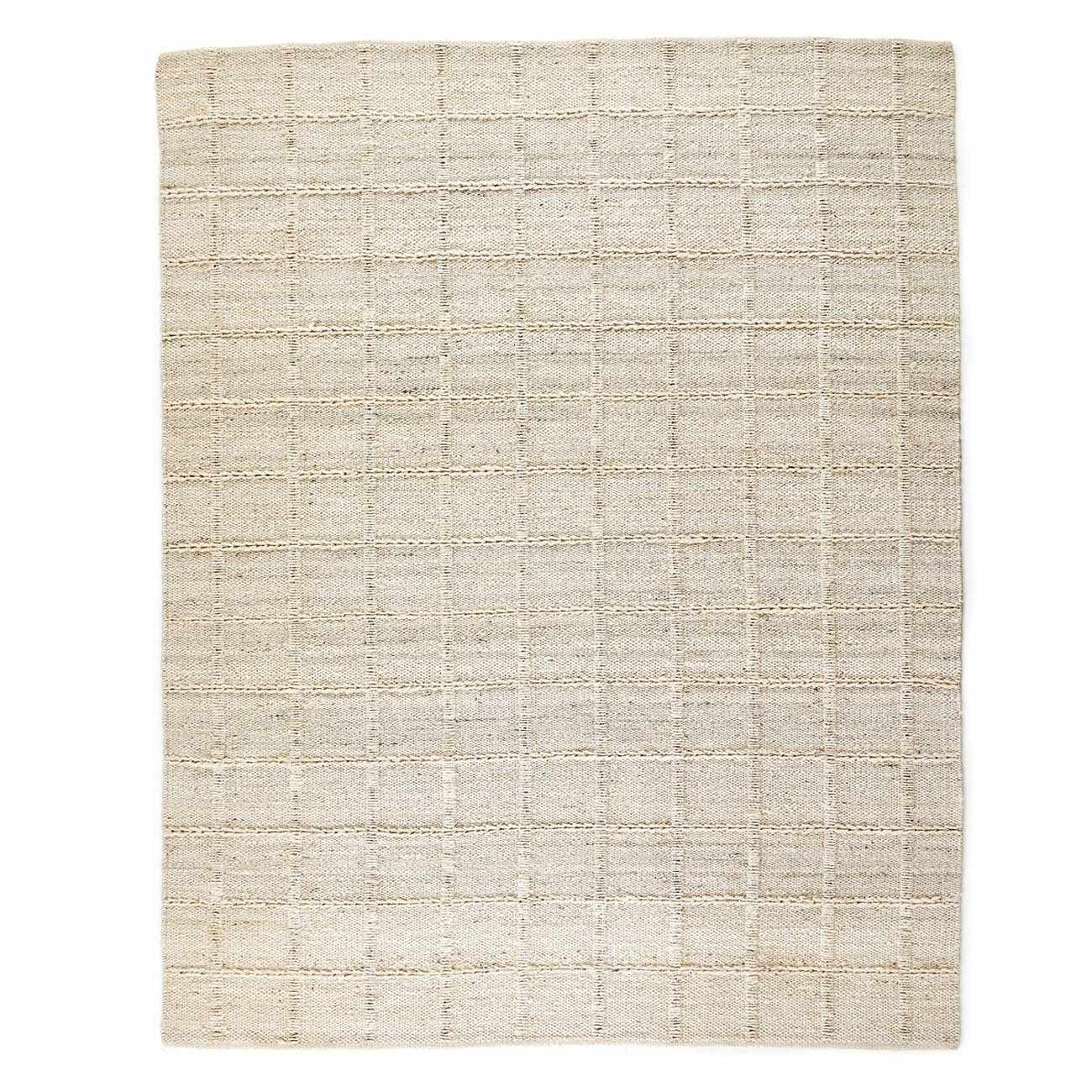 The Grid Jute - Bleached