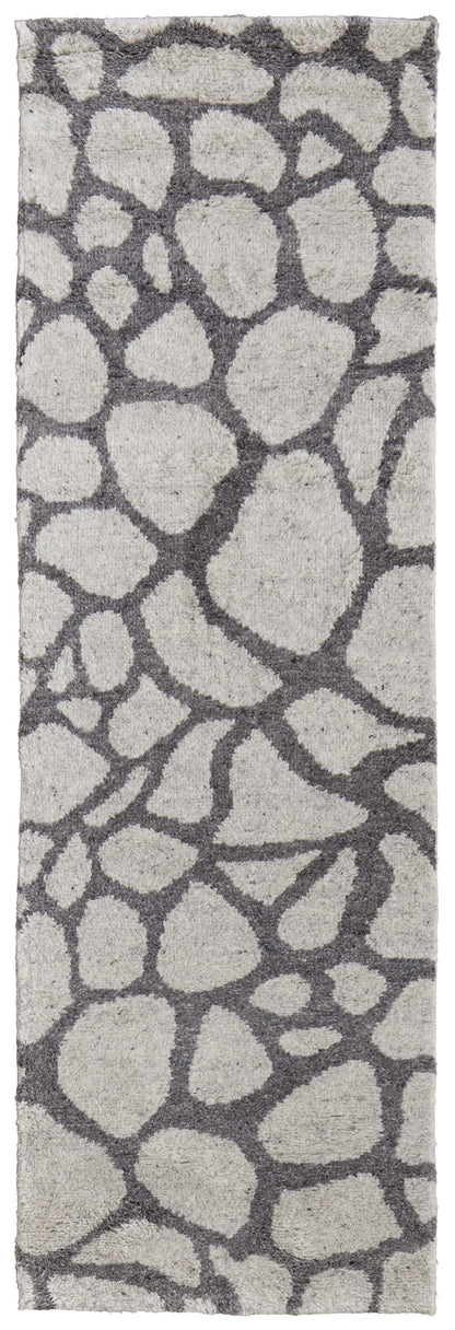 Belden Transitional Abstract - Ivory/Gray Area Rug