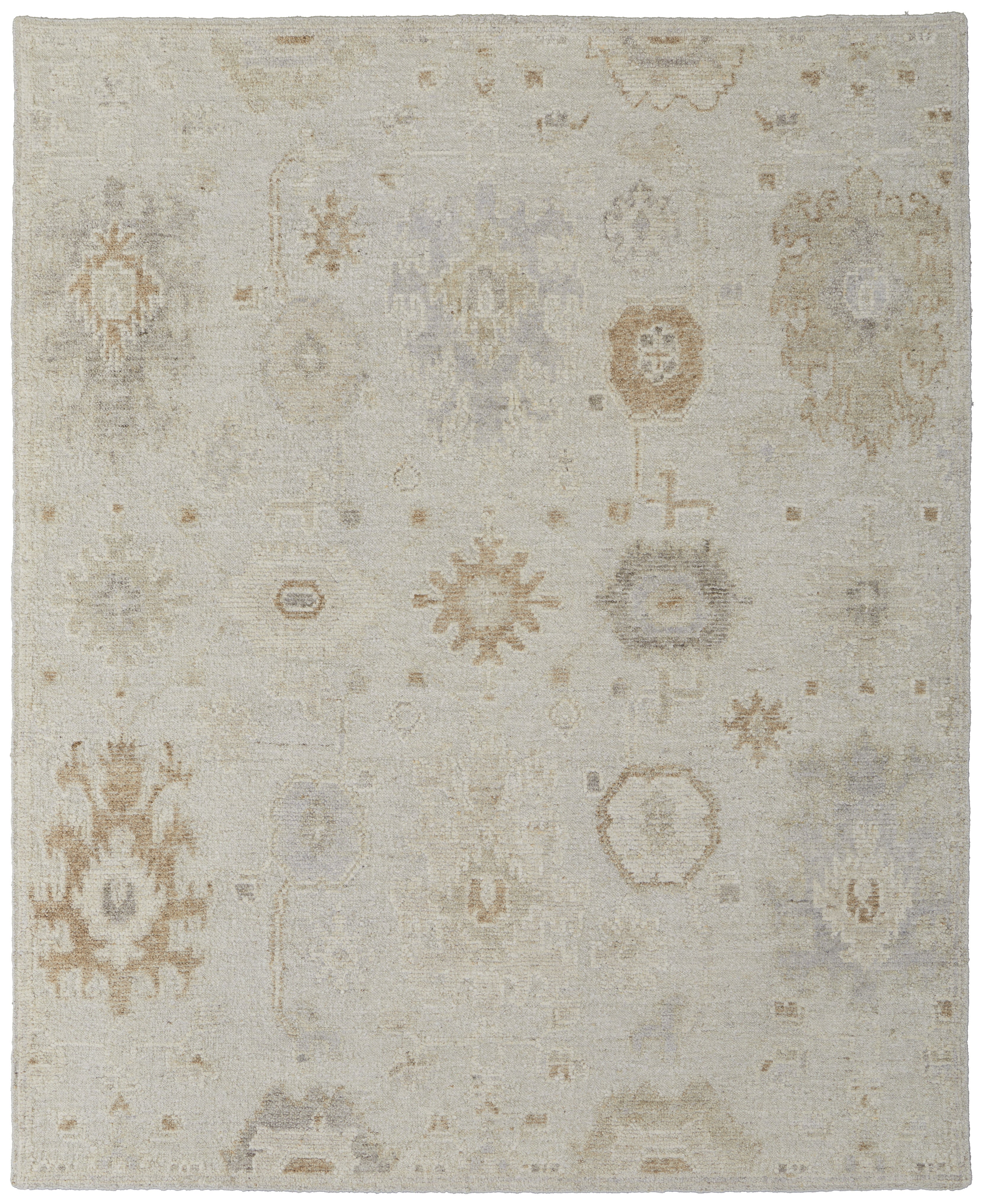 Grafton Transitional Floral & Botanical - Tan/Ivory/Orange Area Rug