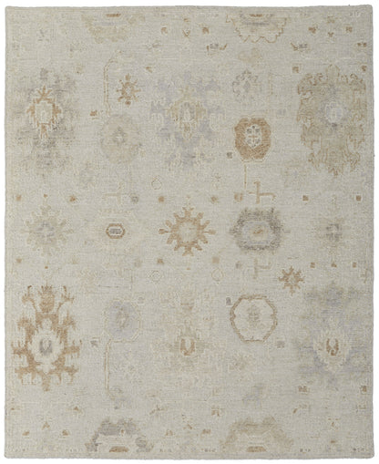 Grafton Transitional Floral & Botanical - Tan/Ivory/Orange Area Rug