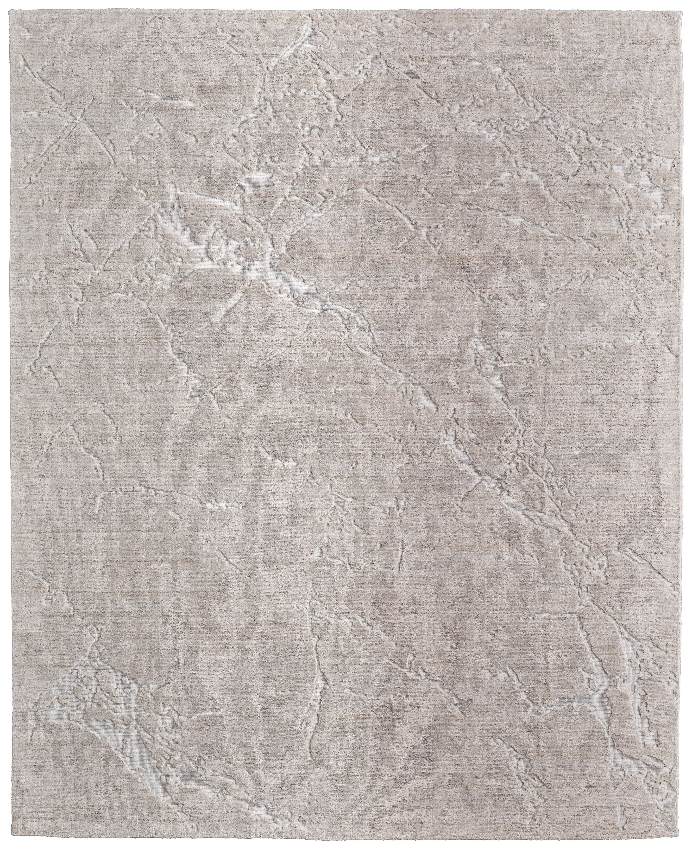 Aldrich Modern Solid - Tan/Ivory Area Rug