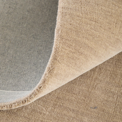 Luna Modern Solid - Tan Area Rug