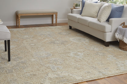 Grafton Transitional Floral & Botanical - Tan/Gray/Ivory Area Rug
