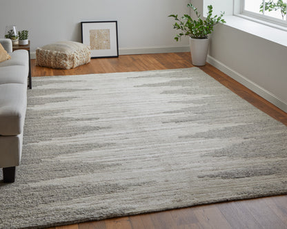 Navaro Modern Gradient & Ombre - Ivory/Tan Area Rug