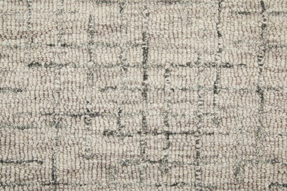 Belfort Transitional Solid - Ivory/Gray/Taupe Area Rug
