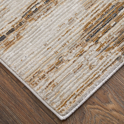 Deja Modern Distressed - Ivory/Brown/Tan Area Rug
