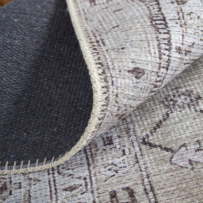 Percy Transitional Medallion - Tan/Ivory/Gray Area Rug