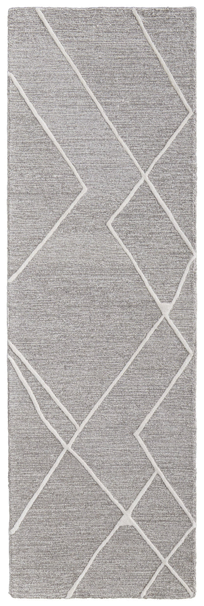 Euclid Transitional Abstract - Taupe/Ivory/Gray Area Rug
