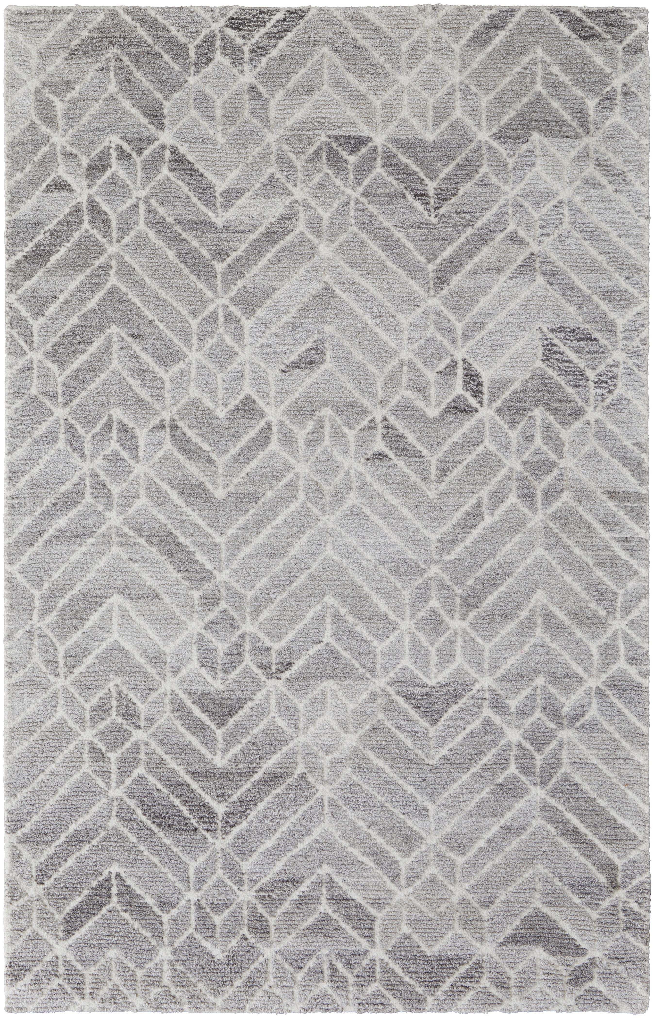Asher Transitional Geometric - Taupe/Gray/Ivory