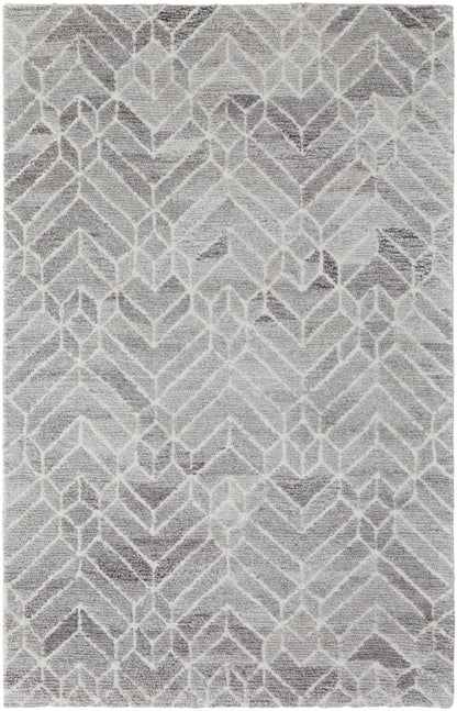 Asher Transitional Geometric - Taupe/Gray/Ivory