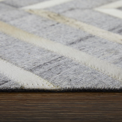 Fannin Transitional Geometric - Taupe/Ivory/Gray