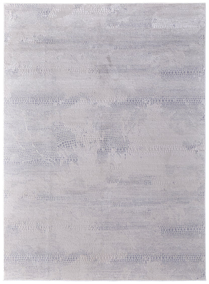 Prasad Modern Distressed - Ivory/Silver/Gray Area Rug