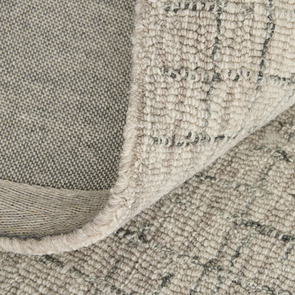 Belfort Transitional Solid - Ivory/Gray/Taupe Area Rug